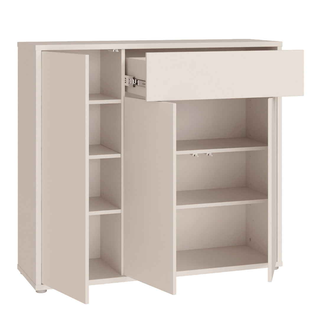 Wooden Sideboard With 3 Doors And 1 Drawer - Alice Springs