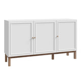 Wooden Sideboard With 3 Doors And 1 Drawer - Wensley
