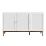 Wooden Sideboard With 3 Doors And 1 Drawer - Wensley