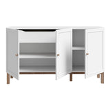 Wooden Sideboard With 3 Doors And 1 Drawer - Wensley