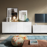 Wooden Sideboard With 3 Doors And 3 Drawers - Avenale