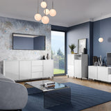 Wooden Sideboard With 3 Doors And 3 Drawers - Avenale
