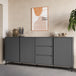 Wooden Sideboard 212cm Wide With 3 Doors And 3 Drawers - Avenale
