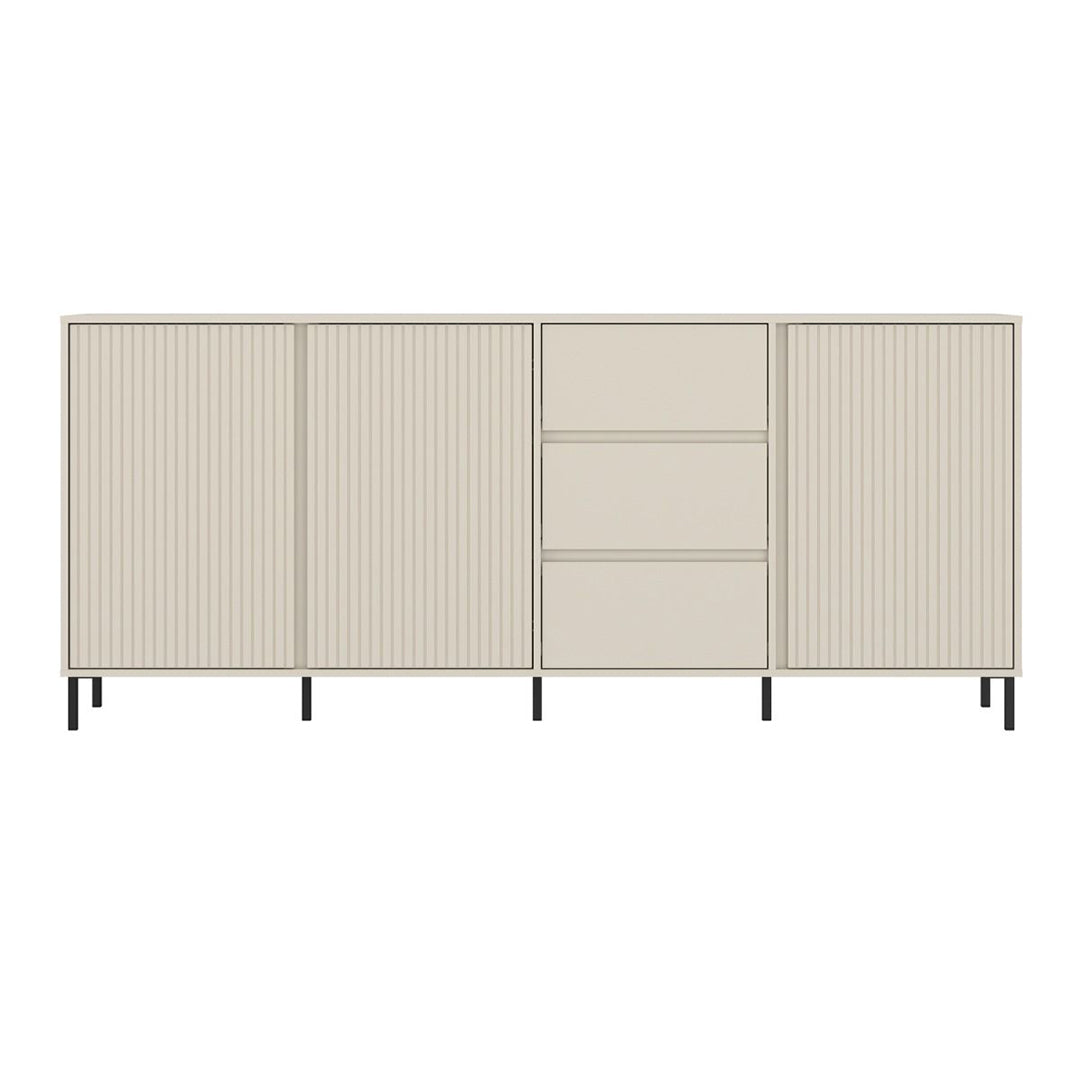 Wooden Sideboard With 3 Doors And 3 Drawers - Avenale