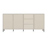 Wooden Sideboard With 3 Doors And 3 Drawers - Avenale