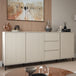 Wooden Sideboard 212cm Wide With 3 Doors And 3 Drawers - Avenale