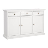Wooden Sideboard With 3 Doors And 3 Drawers - Paris