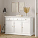 Wooden Sideboard 147.7cm Wide With 3 Doors And 3 Drawers - Paris