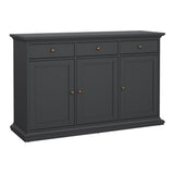 Wooden Sideboard With 3 Doors And 3 Drawers - Paris