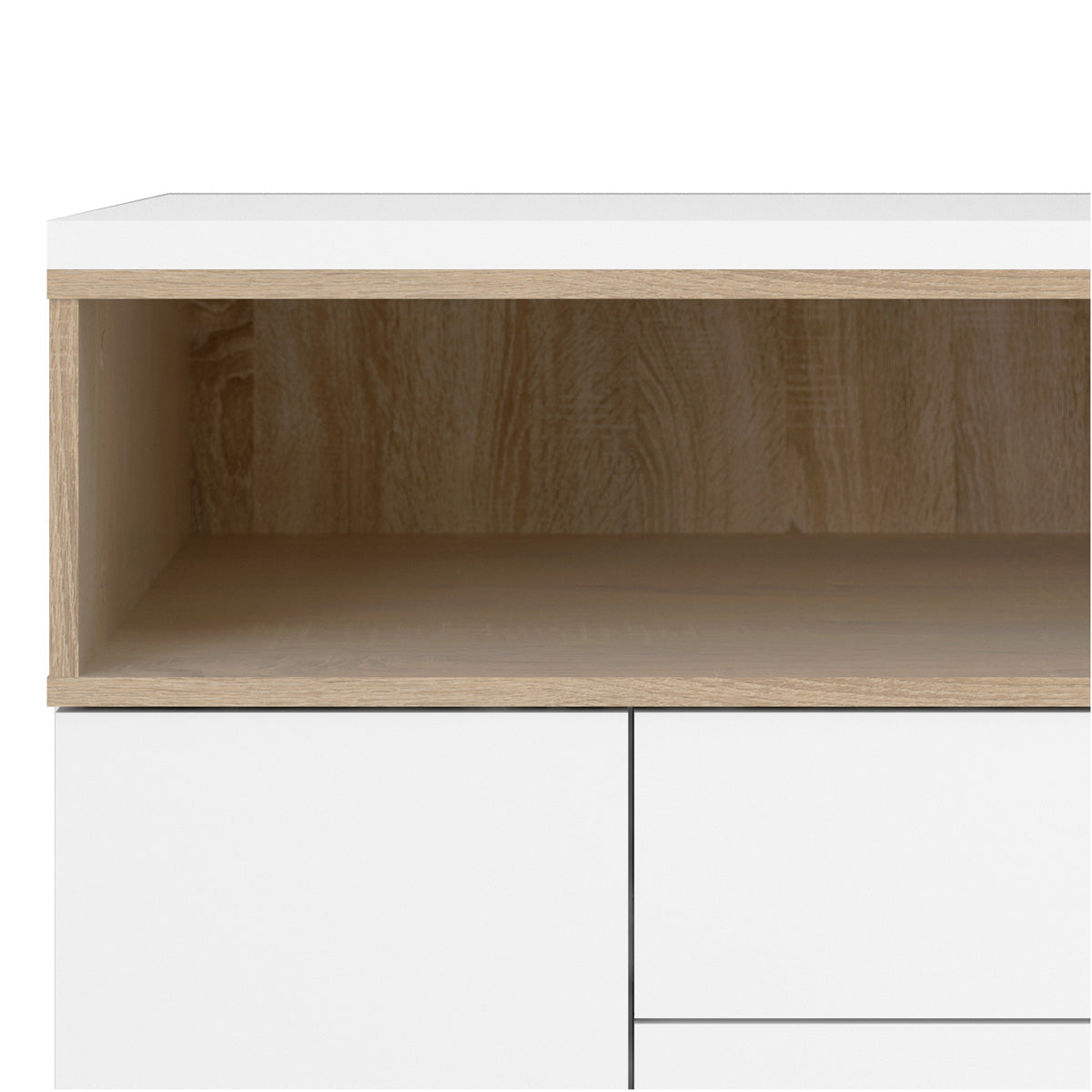 Wooden Sideboard With 3 Doors And 3 Drawers - Roomers