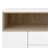 Wooden Sideboard With 3 Doors And 3 Drawers - Roomers
