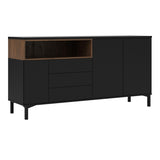 Wooden Sideboard With 3 Doors And 3 Drawers - Roomers