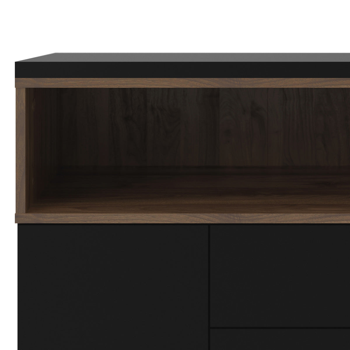 Wooden Sideboard With 3 Doors And 3 Drawers - Roomers