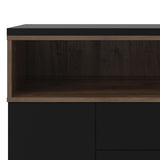 Wooden Sideboard With 3 Doors And 3 Drawers - Roomers