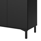 Wooden Sideboard With 3 Doors And 3 Drawers - Roomers