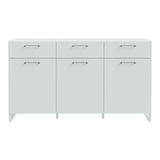 Wooden Sideboard With 3 Doors And 3 Drawers - Sali