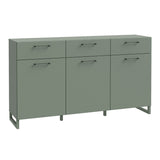 Wooden Sideboard With 3 Doors And 3 Drawers - Sali
