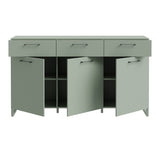 Wooden Sideboard With 3 Doors And 3 Drawers - Sali