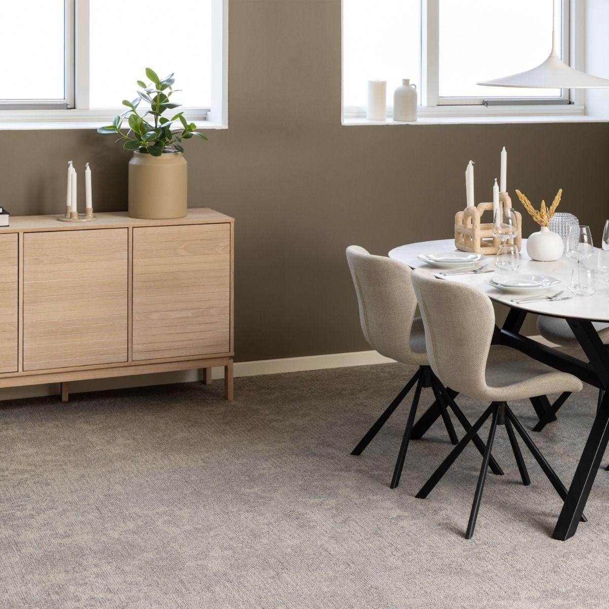 Wooden Sideboard With 3 Doors - Linley