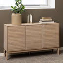 Wooden Sideboard With 3 Doors - Linley