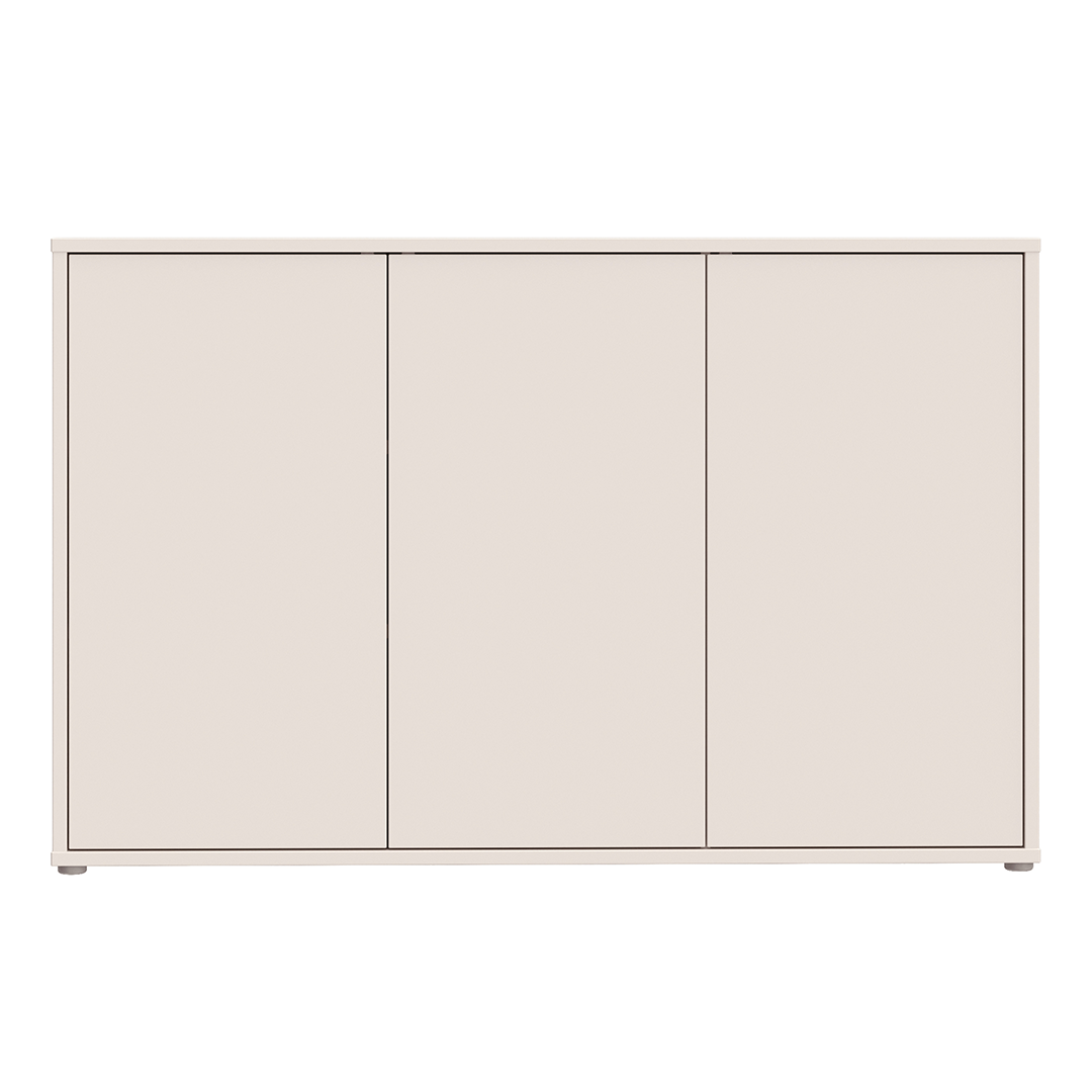 Wooden Sideboard With 3 Push-to-Open Doors - Alice Springs