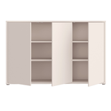 Wooden Sideboard With 3 Push-to-Open Doors - Alice Springs