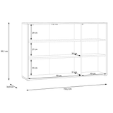 Wooden Sideboard With 3 Push-to-Open Doors - Alice Springs