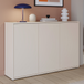 Wooden Sideboard With 3 Push-to-Open Doors - Alice Springs