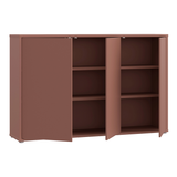 Wooden Sideboard With 3 Push-to-Open Doors - Alice Springs