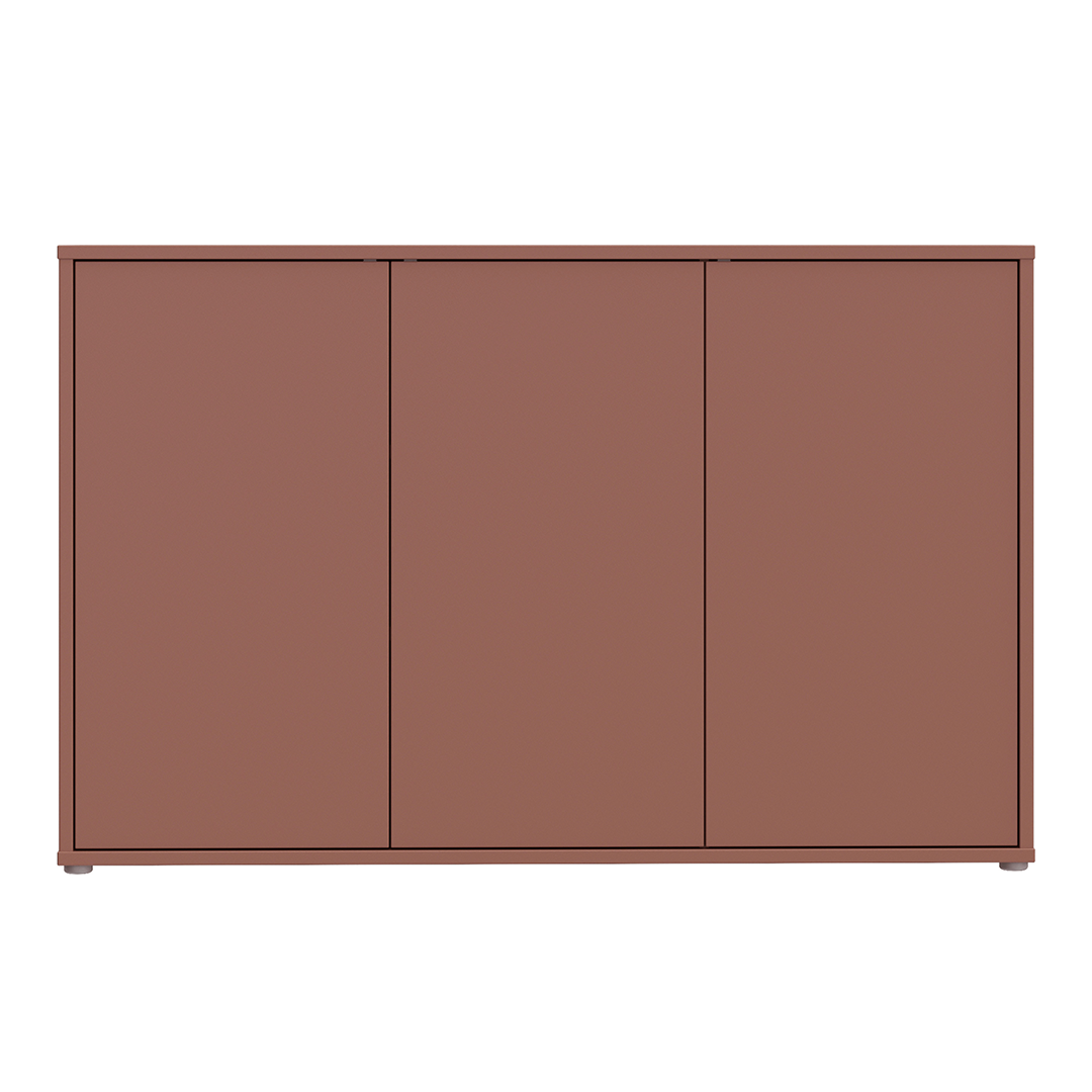 Wooden Sideboard With 3 Push-to-Open Doors - Alice Springs