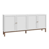 Wooden Sideboard With 4 Doors And 1 Drawer - Wensley