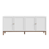 Wooden Sideboard With 4 Doors And 1 Drawer - Wensley