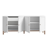Wooden Sideboard With 4 Doors And 1 Drawer - Wensley