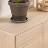 Wooden Sideboard With 4 Doors - Linley