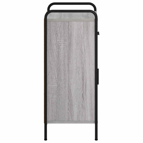Wooden Sideboard 40cm wide With 1 Door 1 Drawer And Steel Frame - Vantage Home