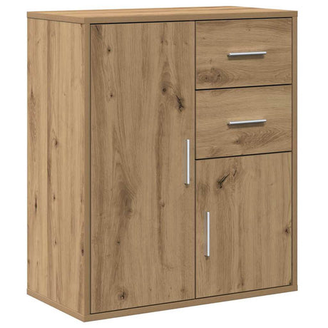 Wooden Sideboard 60cm Wide With 2 Doors And 2 Drawers - Vantage Home