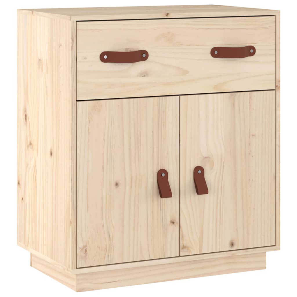 Wooden Sideboard 65.5cm Wide With 2 Doors 1 Drawer - Vantage Home