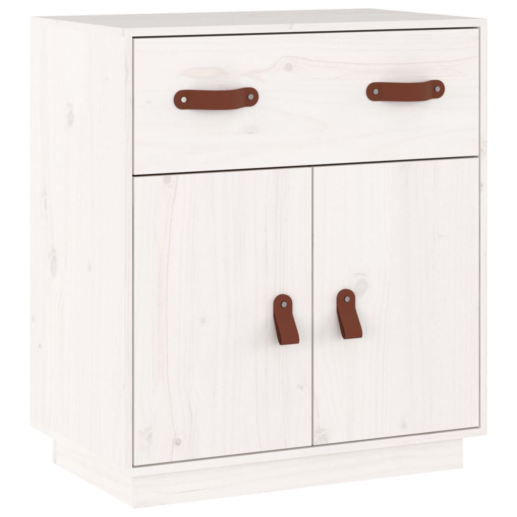 Wooden Sideboard 65.5cm Wide With 2 Doors 1 Drawer - Vantage Home