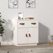 Wooden Sideboard 65.5cm Wide With 2 Doors 1 Drawer - Vantage Home