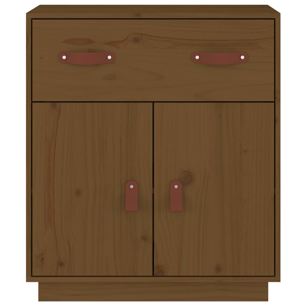 Wooden Sideboard 65.5cm Wide With 2 Doors 1 Drawer - Vantage Home