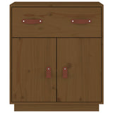 Wooden Sideboard 65.5cm Wide With 2 Doors 1 Drawer - Vantage Home