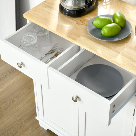 Wooden Sideboard 68cm Wide With 2 Doors And 1 Drawer - Velmora