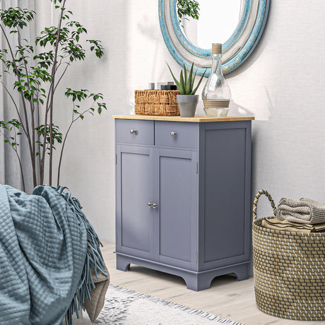 Wooden Sideboard 68cm Wide With 2 Doors And 1 Drawer - Velmora