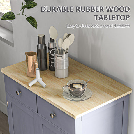 Wooden Sideboard 68cm Wide With 2 Doors And 1 Drawer - Velmora