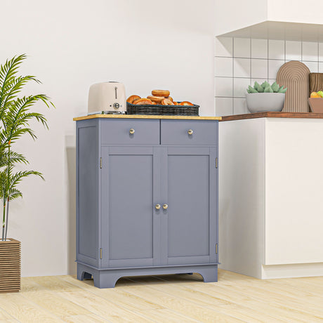 Wooden Sideboard 68cm Wide With 2 Doors And 1 Drawer - Velmora
