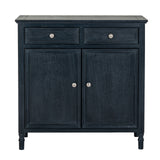 Wooden Sideboard 80cm Wide With 2 Doors And 2 Drawers - Contour