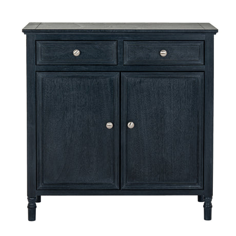 Wooden Sideboard 80cm Wide With 2 Doors And 2 Drawers - Contour