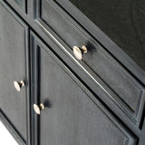 Wooden Sideboard 80cm Wide With 2 Doors And 2 Drawers - Contour