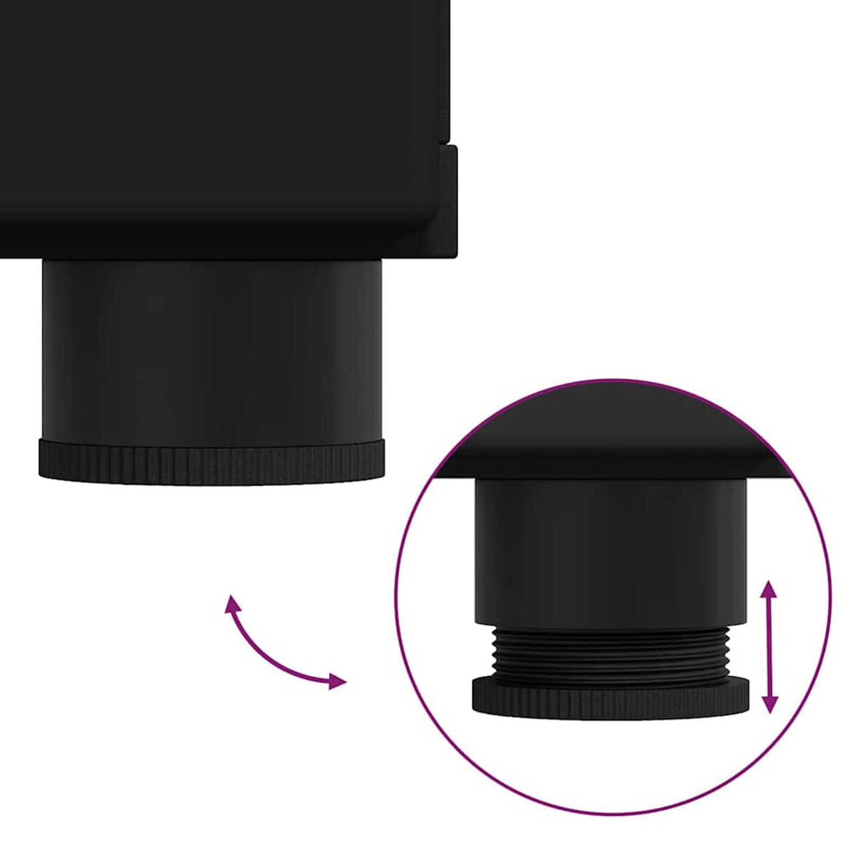 Wooden Sideboard 88.5cm Wide With 3 Doors And 2 Drawers - Vantage Home