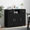 Wooden Sideboard 88.5cm Wide With 3 Doors And 2 Drawers - Vantage Home
